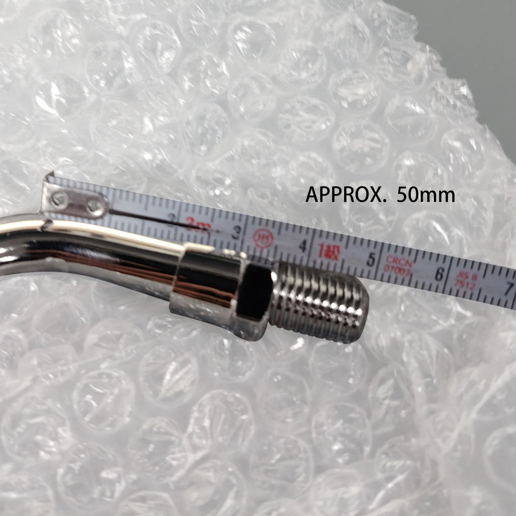 Pair of M10x1.25mm chrome-plated rearview mirrors for Honda XL125S CB650 GL1000