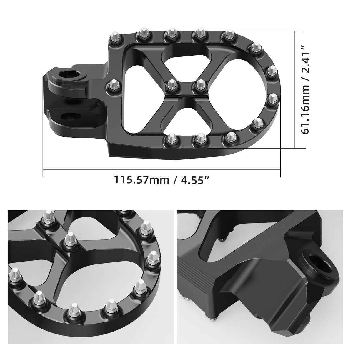 CNC Wide Forged Foot Pegs For KTM Beta Husqvarna