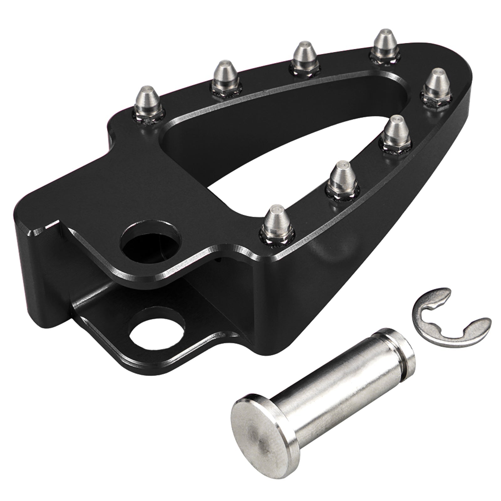 Rear Brake Pedal Tip Step Enlarged Plate For Honda XR650L 1993-2025
