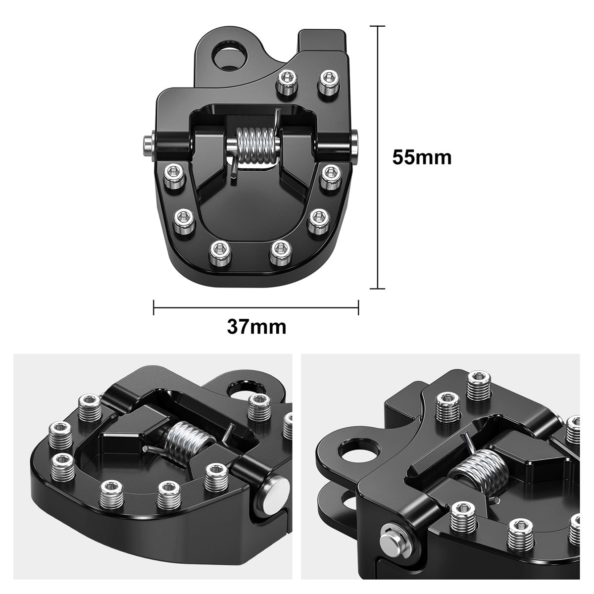 Folding Brake Pedal Lever Extension Plate Tip Pad For Suzuki DRZ400E / S / SM
