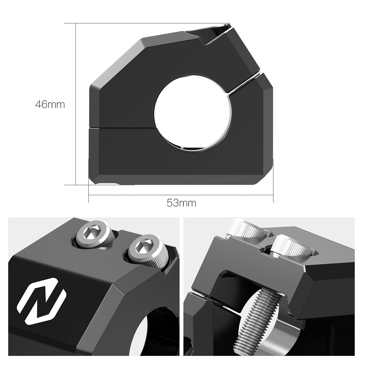 Front Clutch Master Cylinder Protector Clamp Kit For Gas Gas EX EC MC 2024-2025