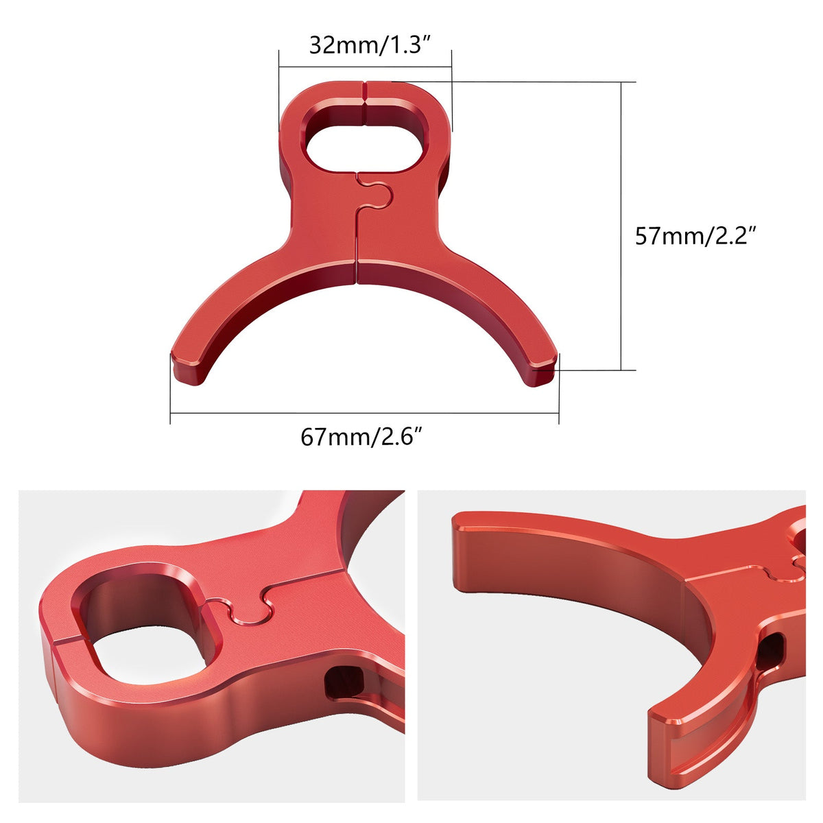 Front Brake Hose Line Guide Clamp For KTM 350 500 EXC-F 2004-2026