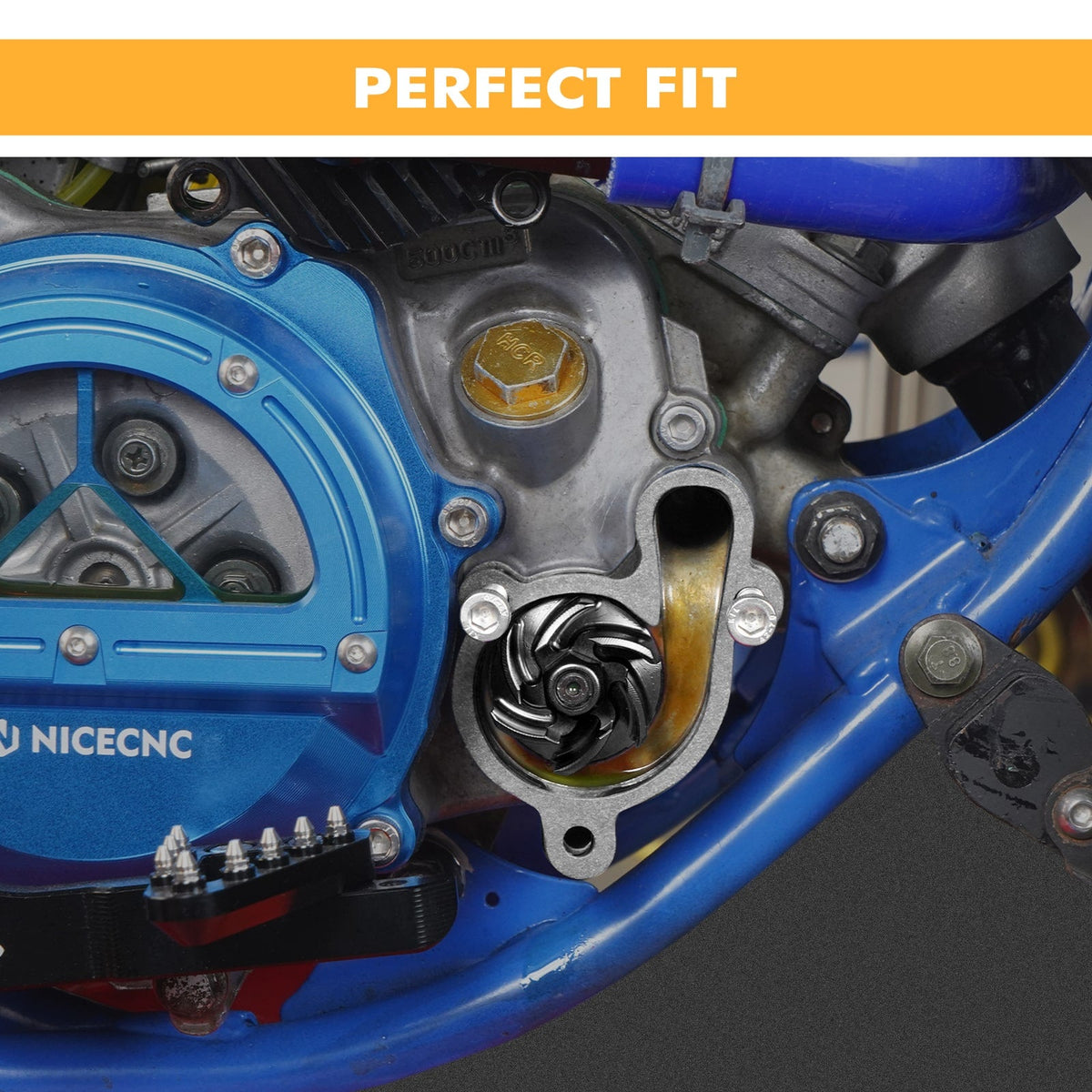 Oversized Water Pump Impeller Cooler For Yamaha YZ85