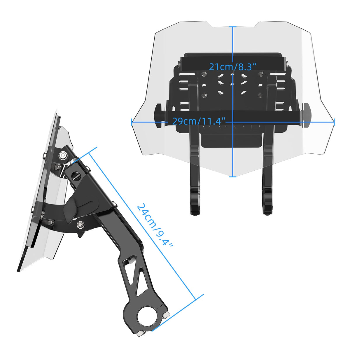 GPS Mount Bracket Mini Fairing Kit For Honda XR650L 1993-2024