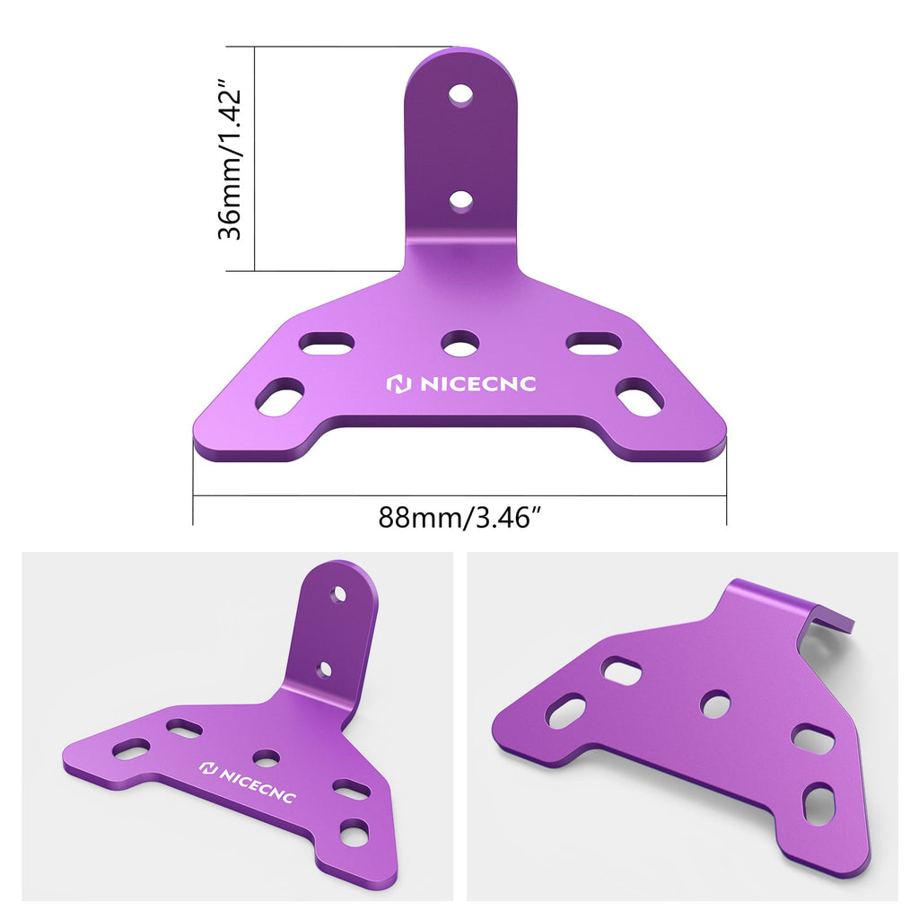 Rear Shock Fender Mud Guard & Tail Light Mount Bracket For Surron Light Bee Segway X160 X260