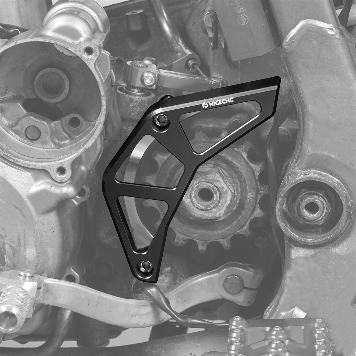 Front Sprocket Guard Chain Cover For Suzuki DRZ400S / SM 2000-2024