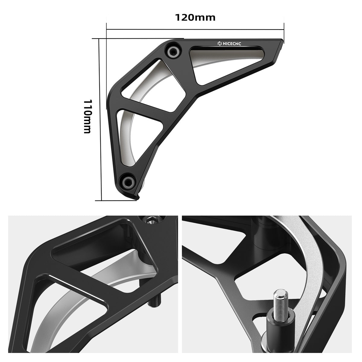 Front Sprocket Guard Chain Cover For Suzuki DRZ400S / SM 2000-2024