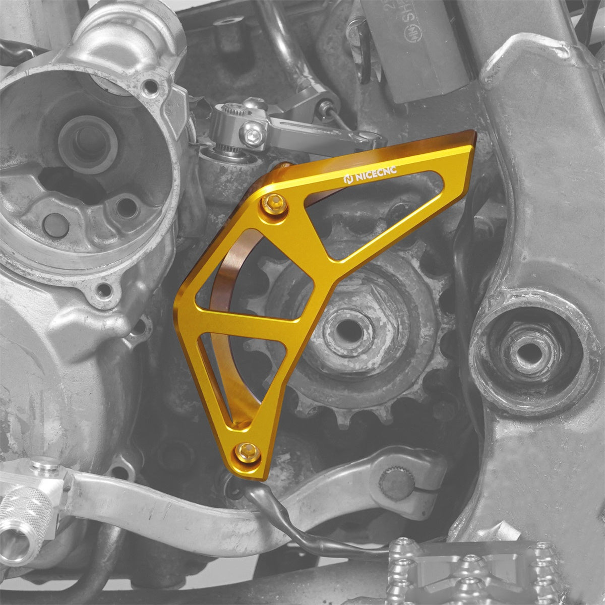 Front Sprocket Guard Chain Cover For Suzuki DRZ400S / SM 2000-2024