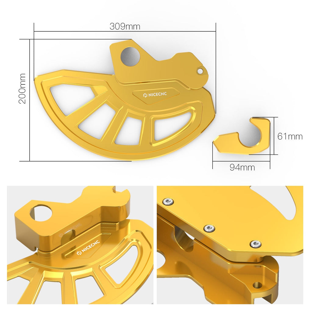 Front Brake Disc Guard For Suzuki DRZ400SM 2005-2024