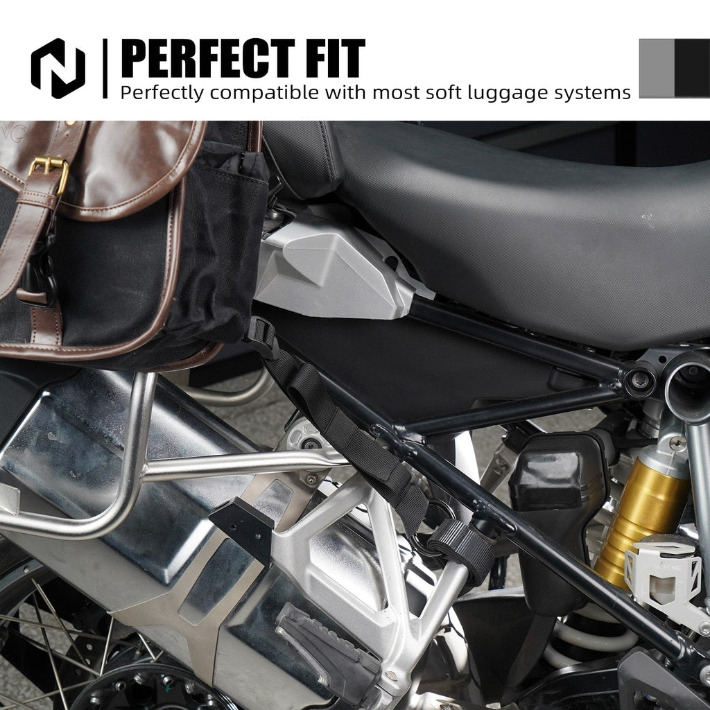 Motorcycle Universal Off-Road Soft Bag Tie Down Straps Retention Rings