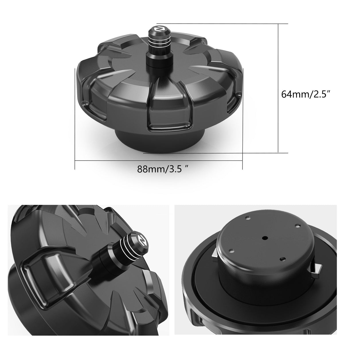 Gas Fuel Tank Cap Cover w/Breather Valve For Honda XR650L 1993-2025