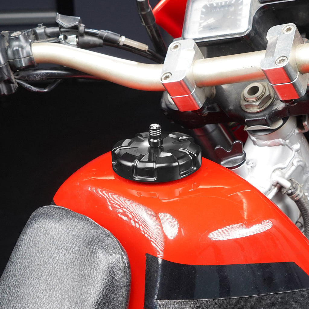 Gas Fuel Tank Cap Cover w/Breather Valve For Honda XR650L 1993-2025