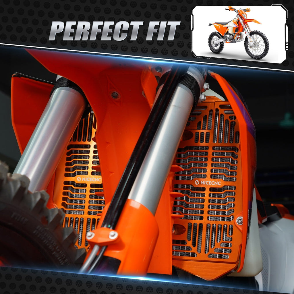 Left & Right Radiator Guards Braces Protection KTM Husqvarna 2023+ GasGas 2024