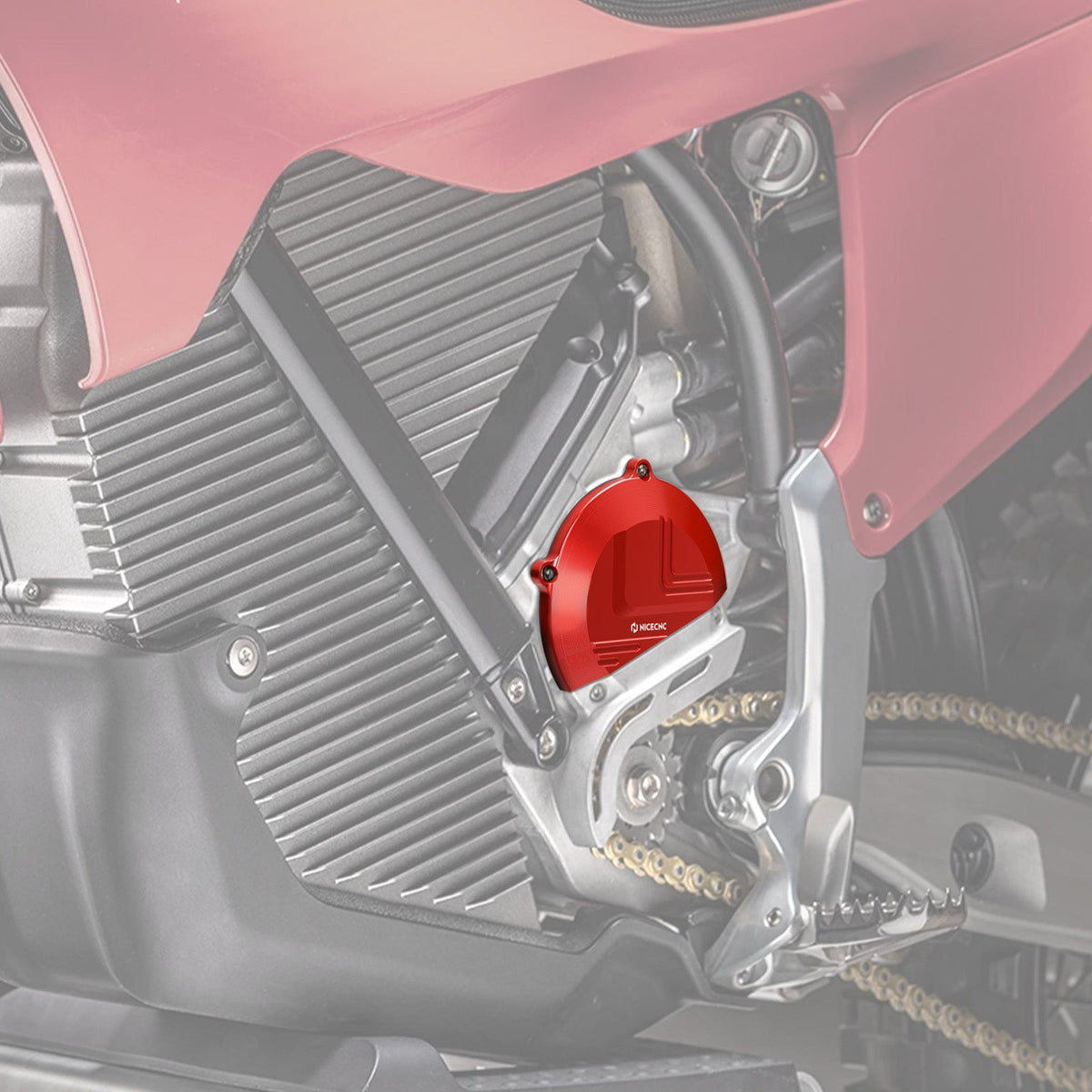 Left Right Motor Cover & Sprocket Chain Guard For Stark VARG MX / EX / SM 2024-2026