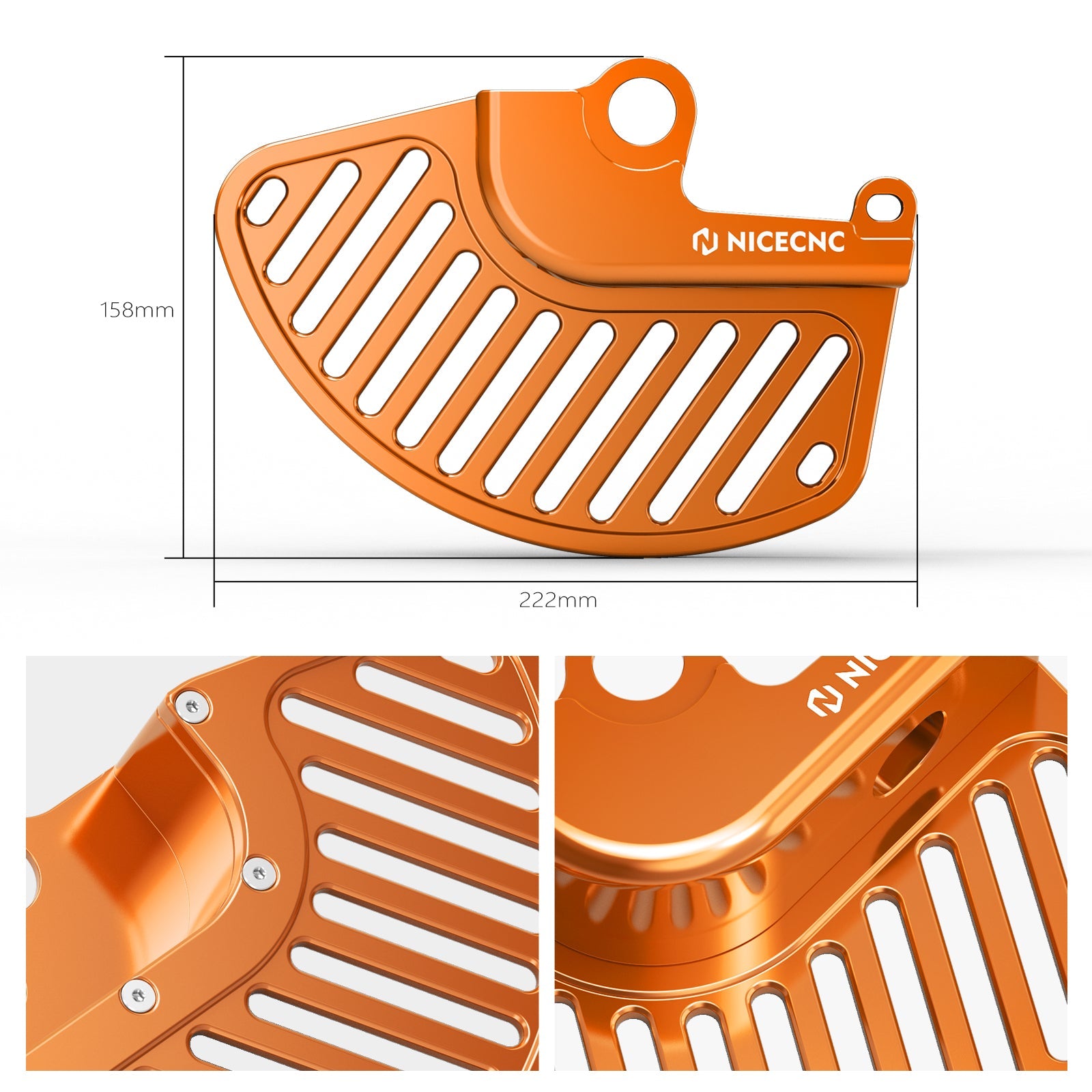 Front Rear Brake Disc Guard Kit For STARK VARG MX EX 2024-2025