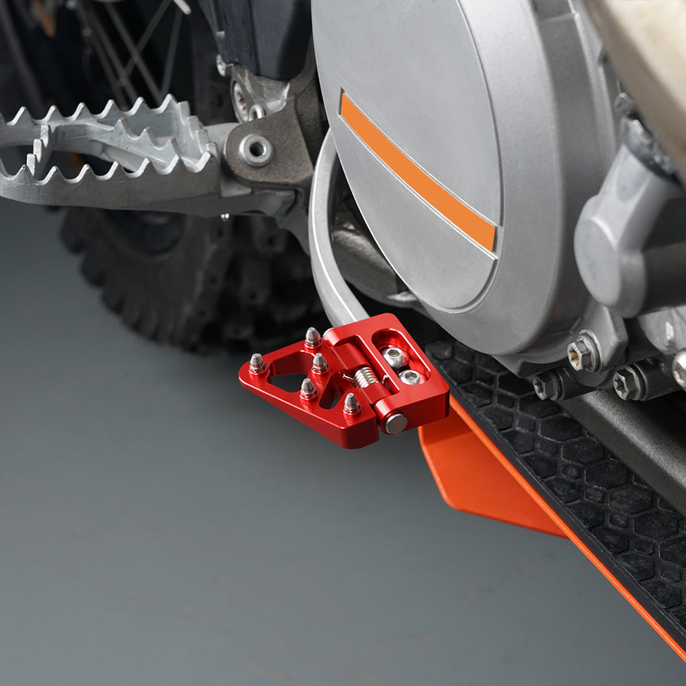 Motorcycles Folding Brake Pedal Tip Bud Footpegs For KTM Sherco GasGas Husqvarna Beta Position 4