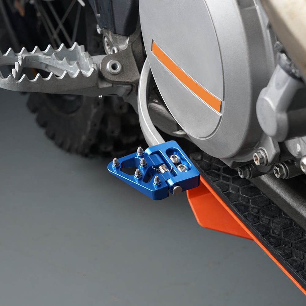 Motorcycles Folding Brake Pedal Tip Bud Footpegs For KTM Sherco GasGas Husqvarna Beta Position 5
