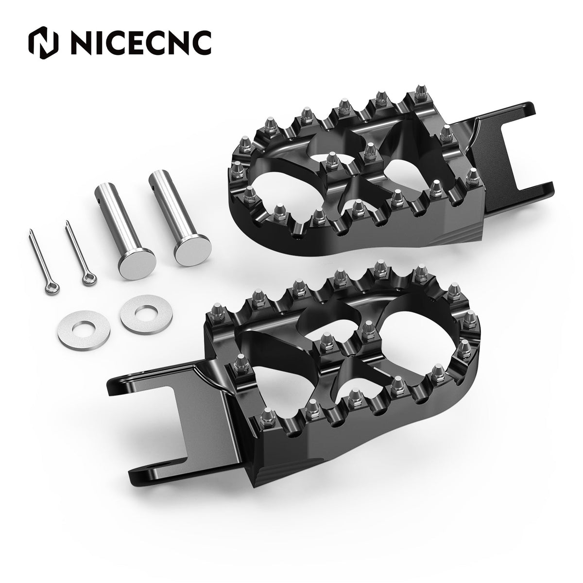 Enlarged Wide Foot Pegs Pedals For Honda XR650L 1993-2025 XR 650R 600R 250R 400R