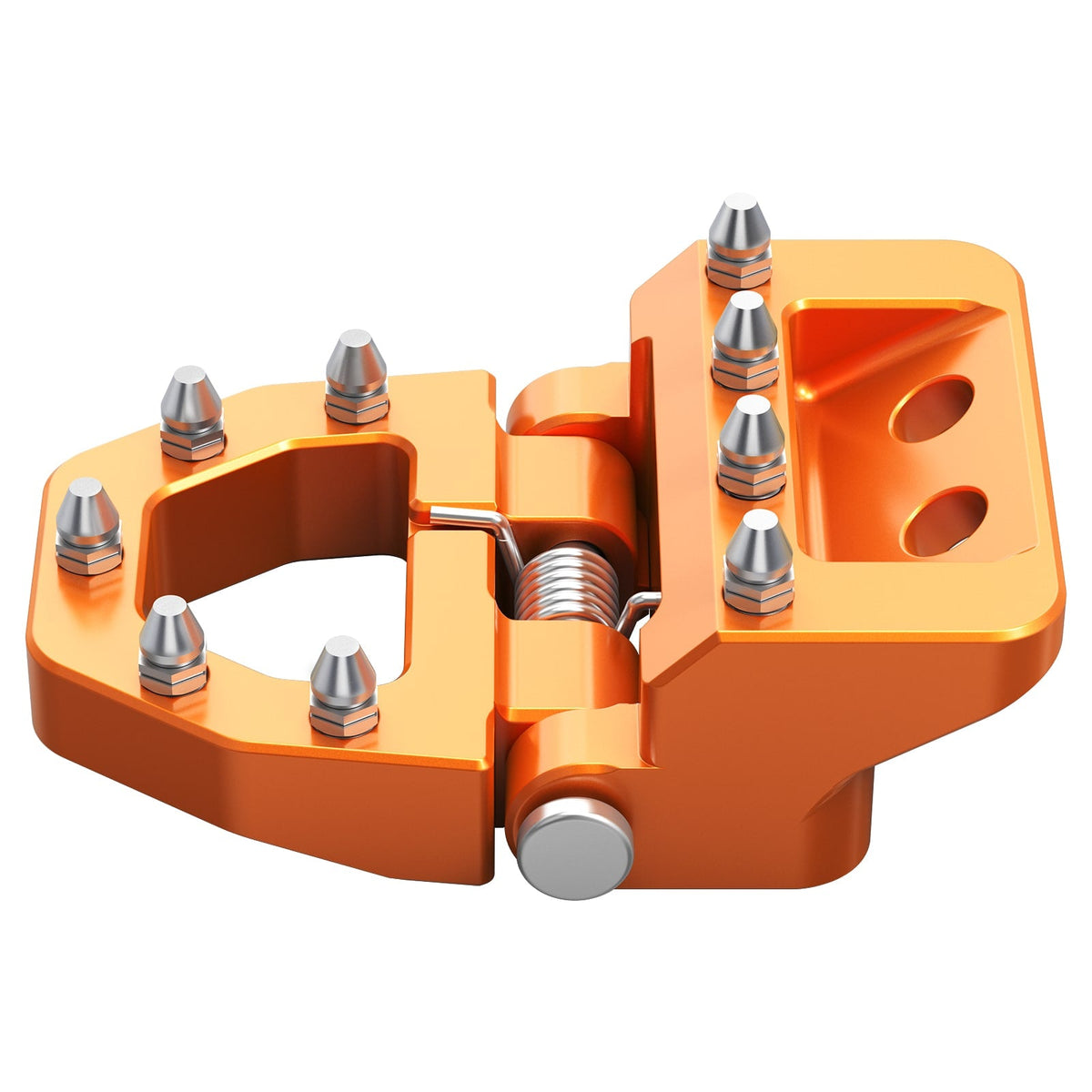 Folding Dual Control Stepped Brake Pedal Plate Tip For KTM 350 500 EXC-F 2017-2024