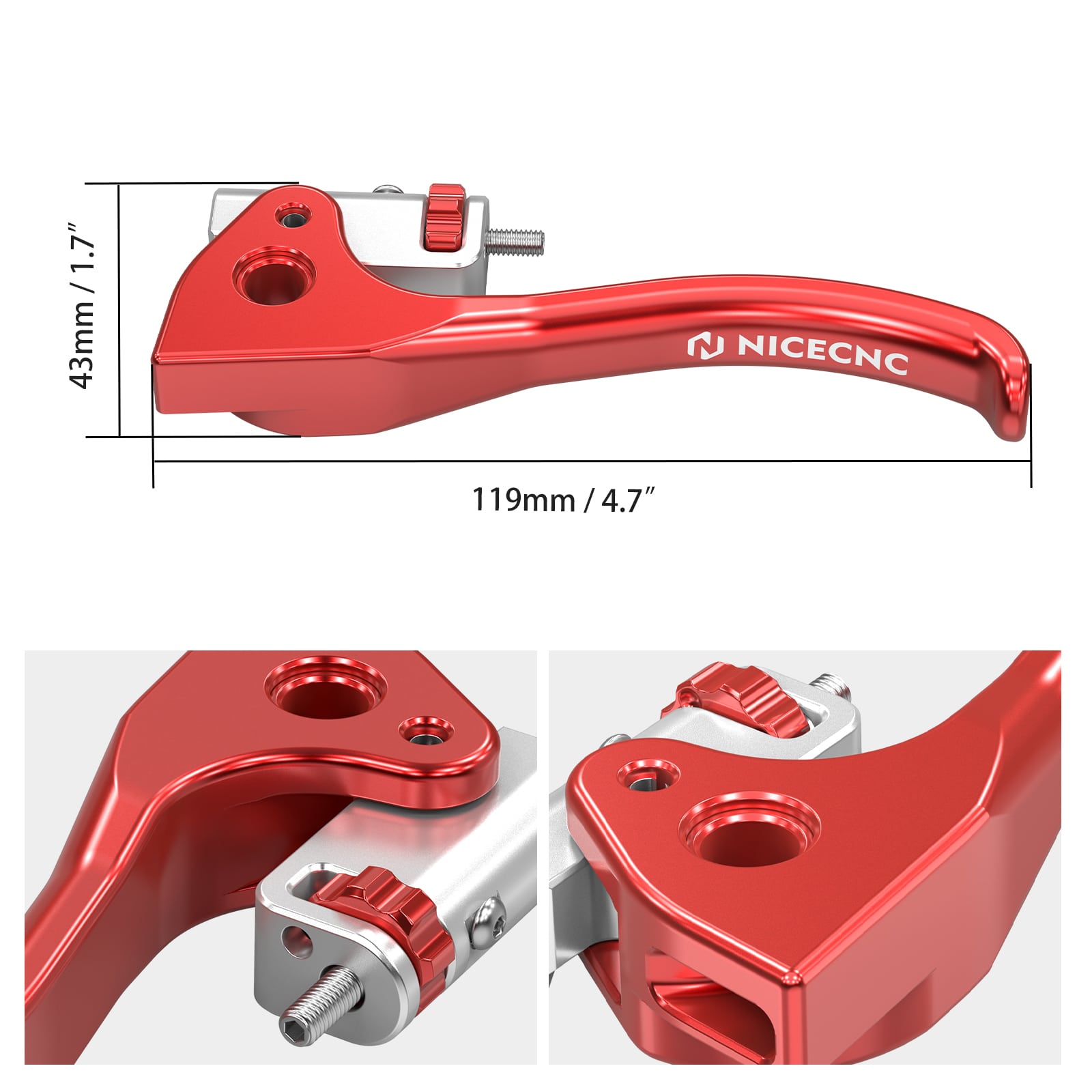 Shorty Clutch Lever For Gas Gas 125-450 MC/EX 250-450F 2021-2023