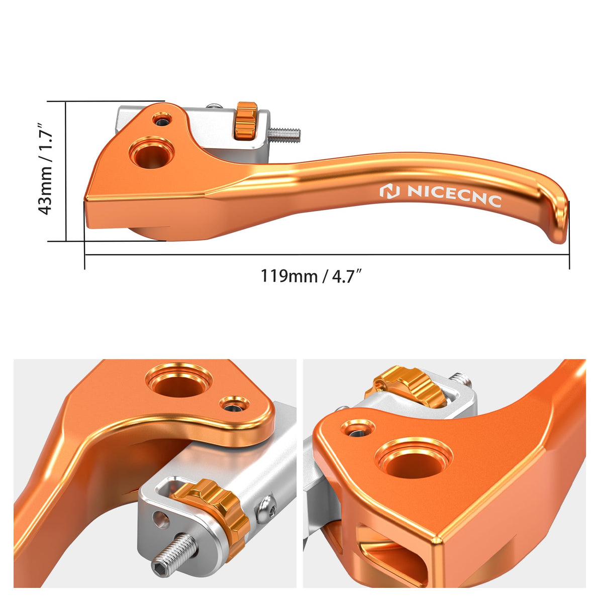 Shorty Clutch Lever For Gas Gas 125-450 MC/EX 250-450F 2021-2023