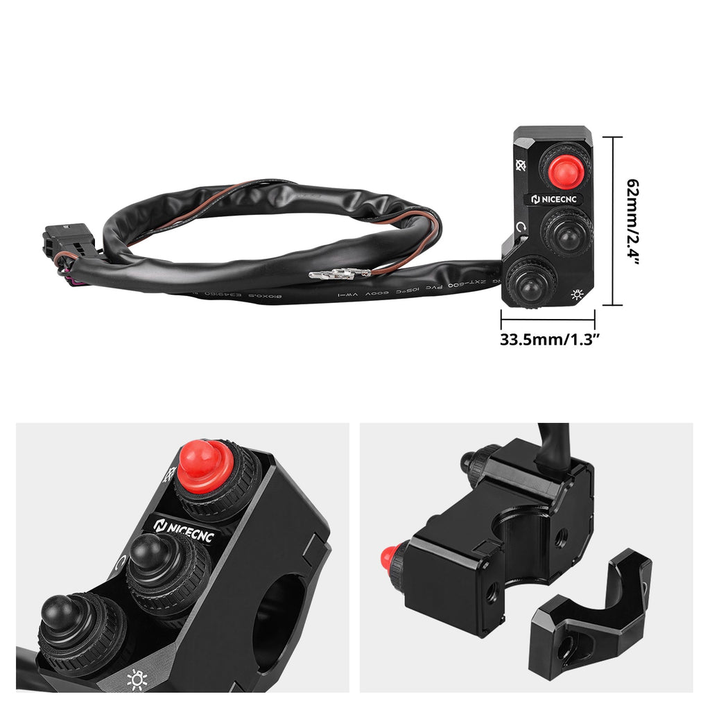 Start Stop & Headlight Switch For Husqvarna 150-501 TE/FE 24-27 125-450 TC/FC/TX/FX 23-27