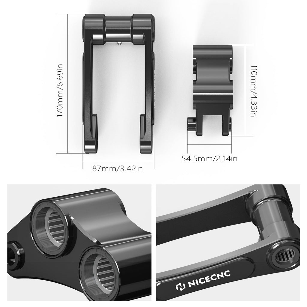 2'' Rear Suspension Drop Lowering Link Kit For KTM 690 Enduro SMC R 2019-2025