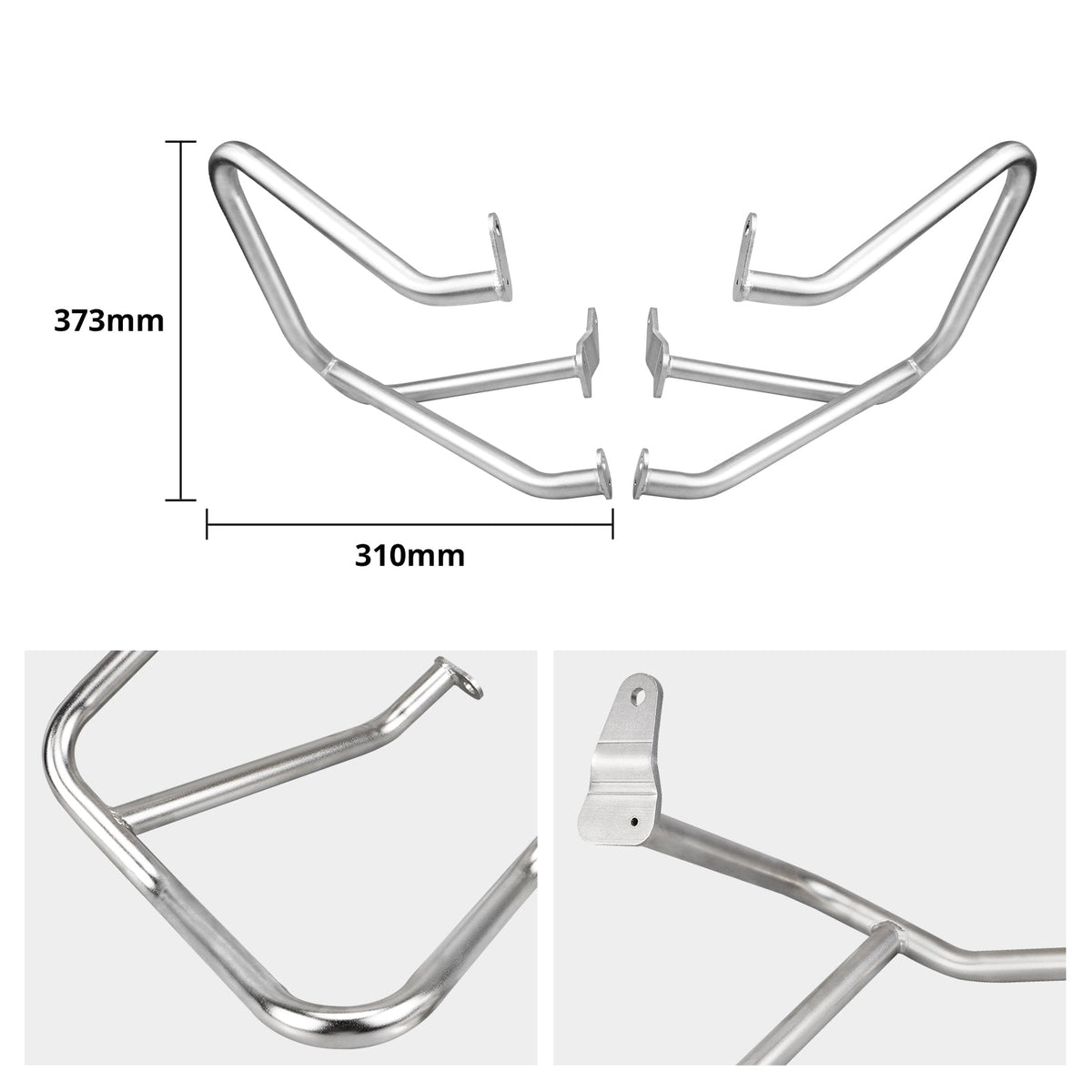 Pair Engine Guards Crash Bars For BMW R1250GS 2019-2024