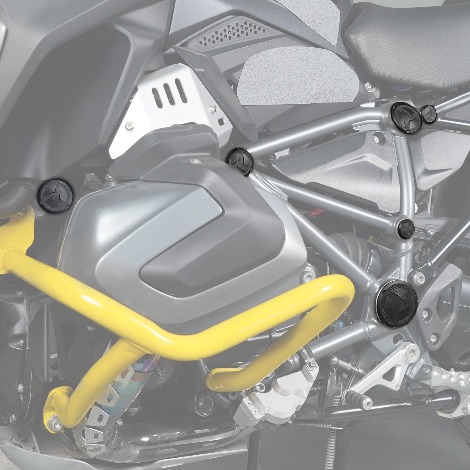11pcs Motorcycle Frame Hole Caps Cover Plugs For BMW R 1250 GS Adventure 2018-2024 Position 3