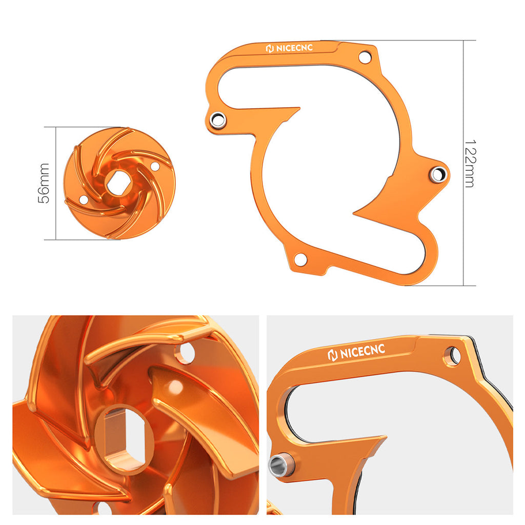 Oversized Water Pump Spacer Impeller Kit For KTM LC8 950 990 Adventure Supermoto