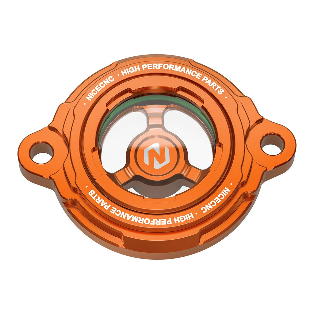 Clear Oil Filter Cover For KTM RC 390 Duke 690 Enduro SMC R 790 890 ADV 1290 SAR
