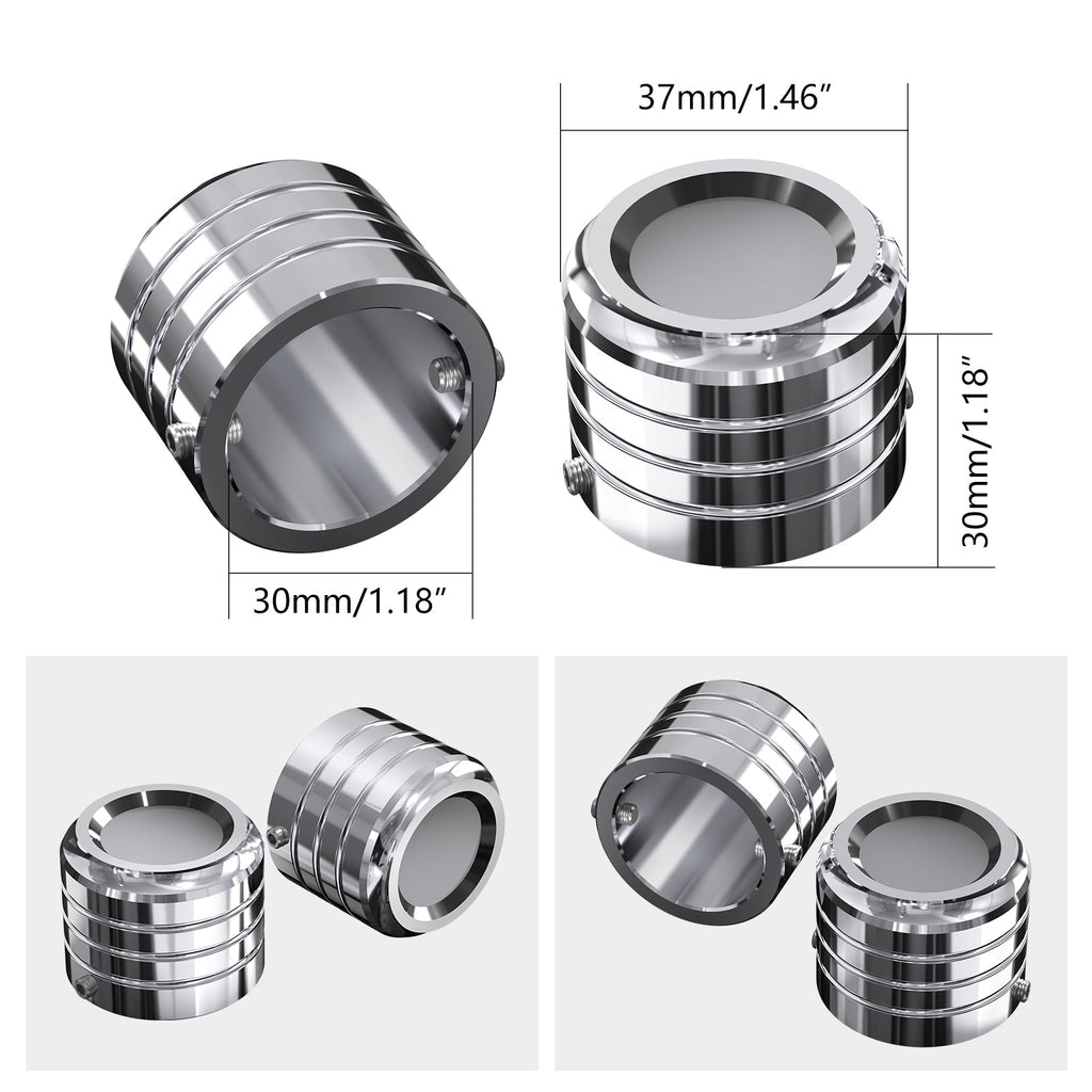 Front Axle Nut Covers Caps For Harley Sportster 1200 48 72 XL Iron 883 Roadster