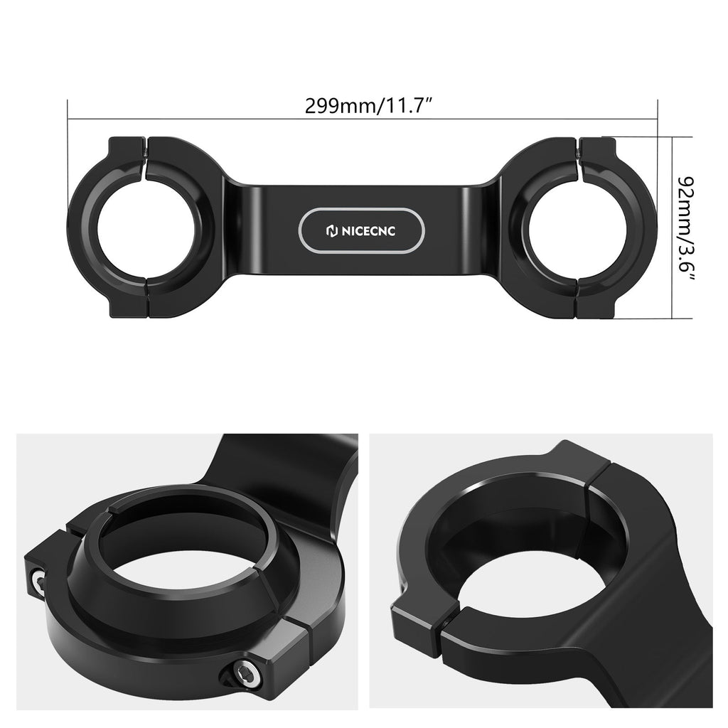 Front Method Fork Brace Stabilizer For Harley Sportster 1200 48 72 XL Iron 883 XL883N