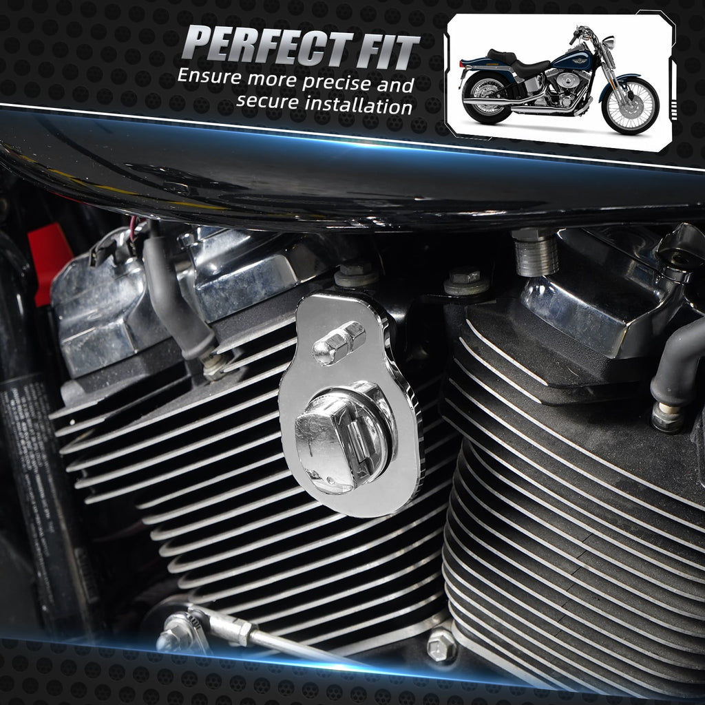 Ignition Key Switch Relocation Mount Bracket For Harley Road King Street Glide Ultra Limited