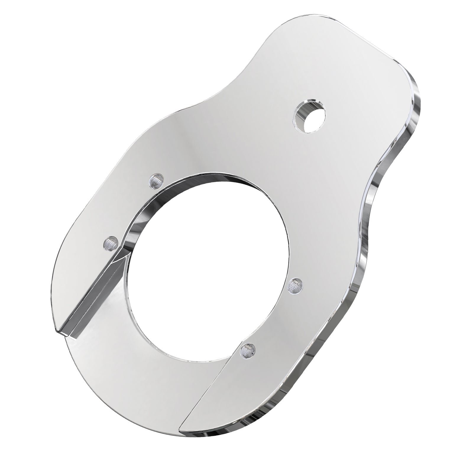 Ignition Key Switch Relocation Mount Bracket For Harley Road King Street Glide Ultra Limited