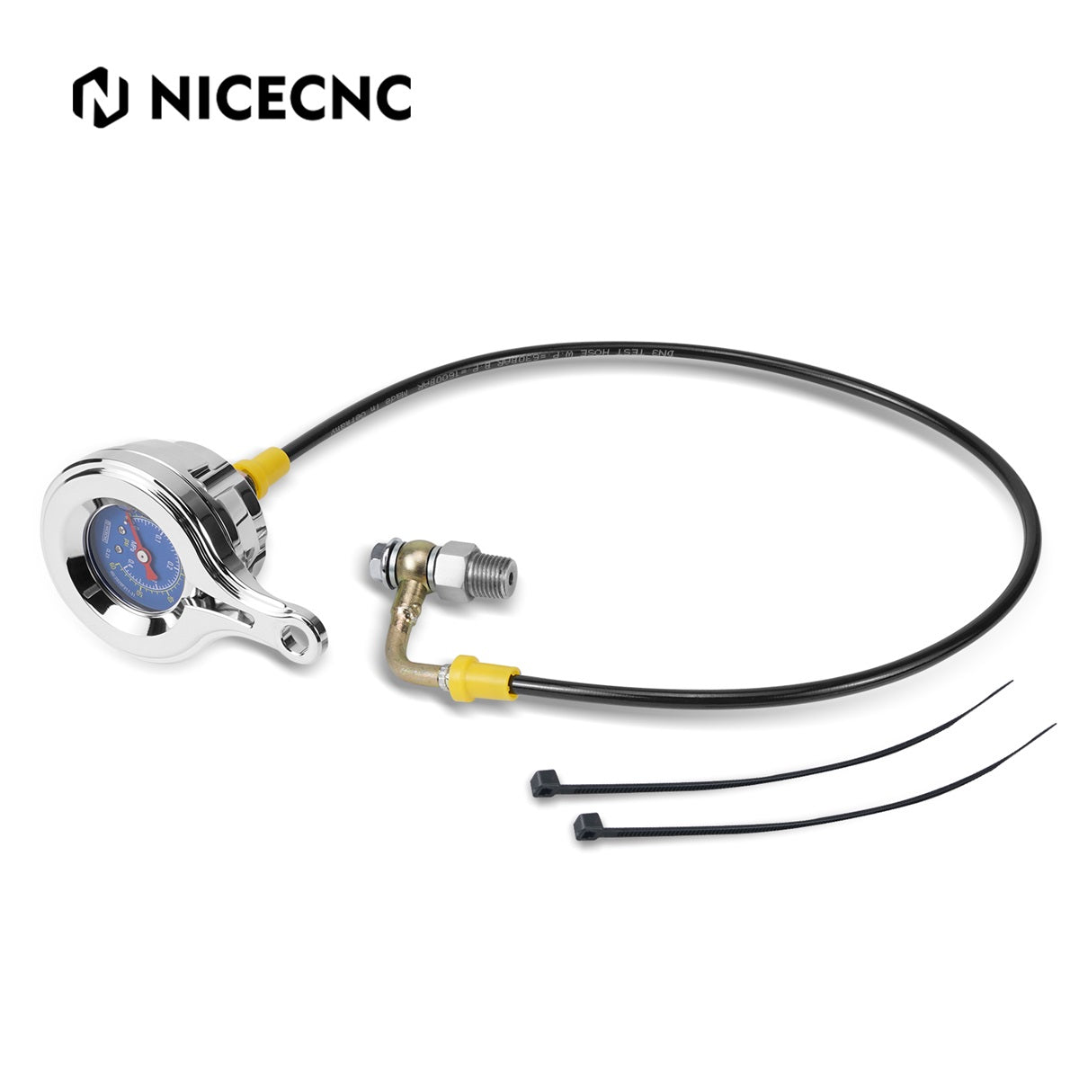 M8 Oil Pressure Gauge Kit For Harley Road King Electra Street Glide Ultra Limited