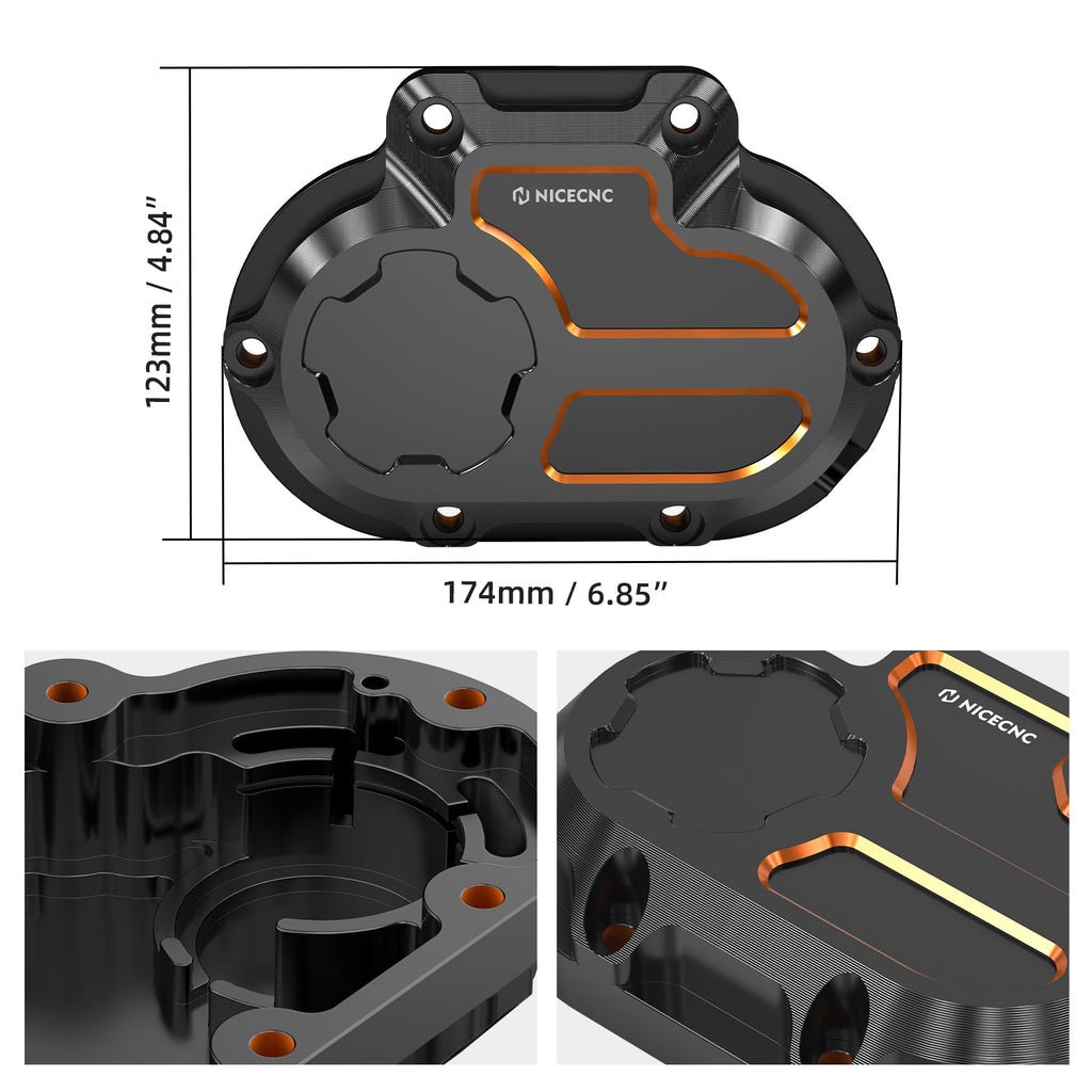 Transmission Side Cover For Harley Dyna Twin Cam Models 2006-2017