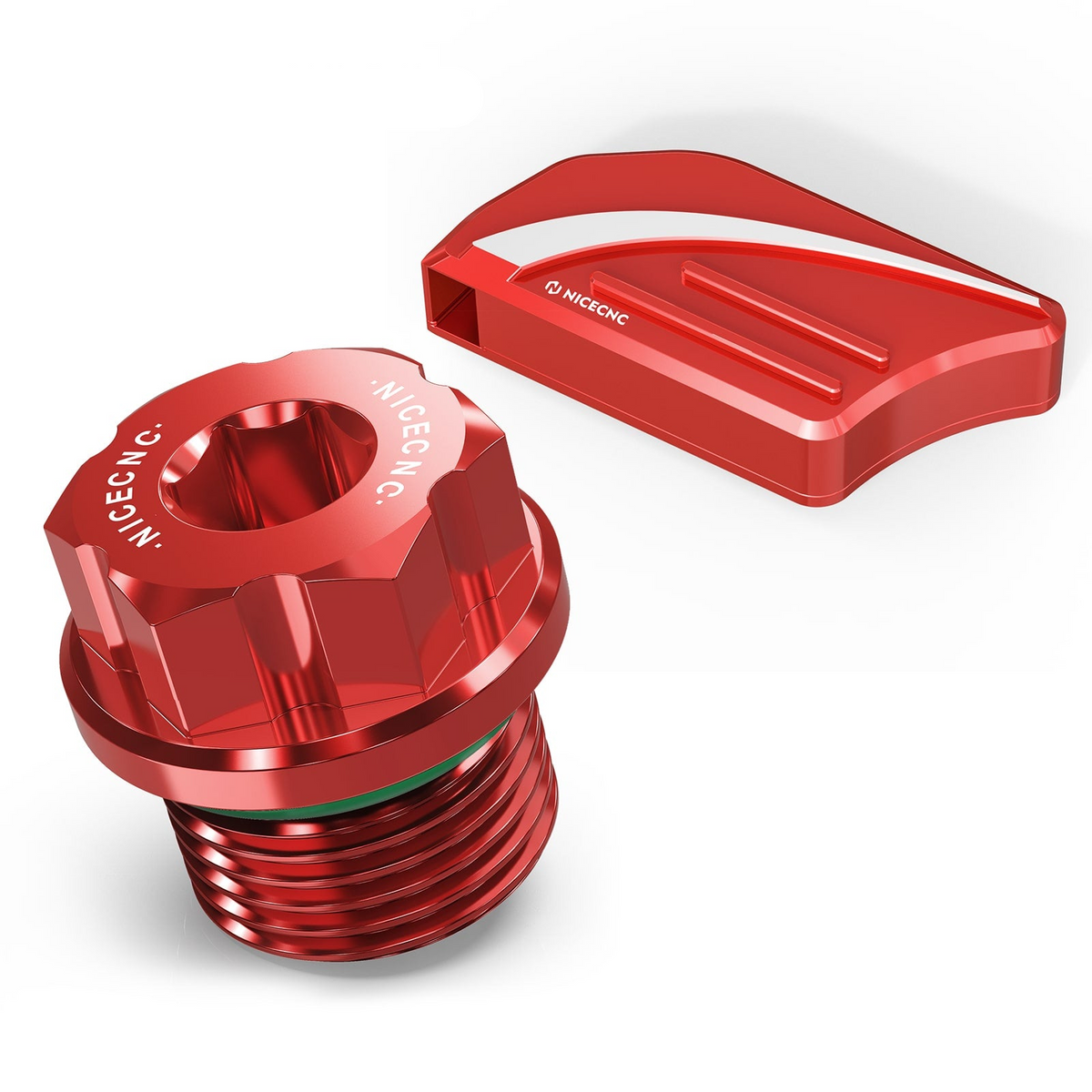 Rear Brake Pedal Extender & Front Differential Oil Fill Plug For Can-Am Ryker 600 900