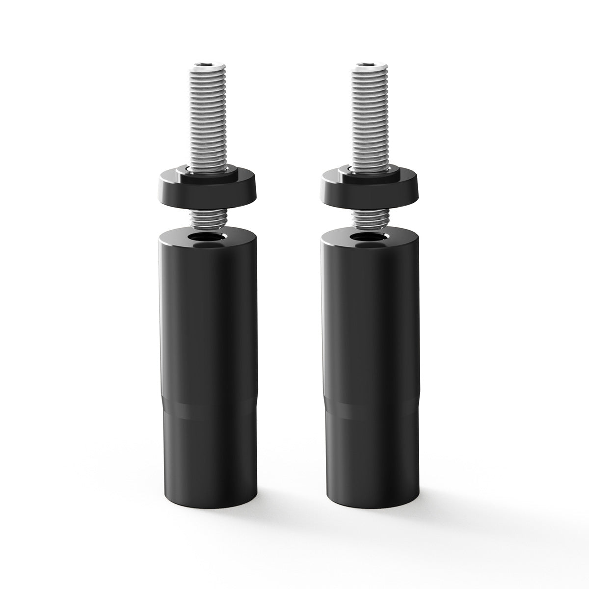 UNC 1/2-13 3.7" Handlebar Riser Extensions Legs For Harley Sportster 1200 48 XL Iron 883