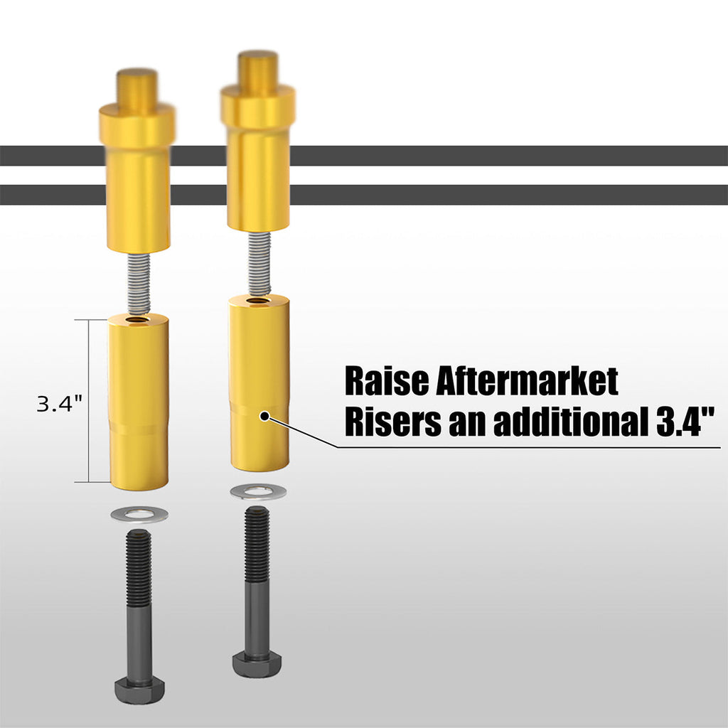 Handlebar Riser Extensions Legs For Harley Softail Heritage Fat Boy Street Bob 114 107