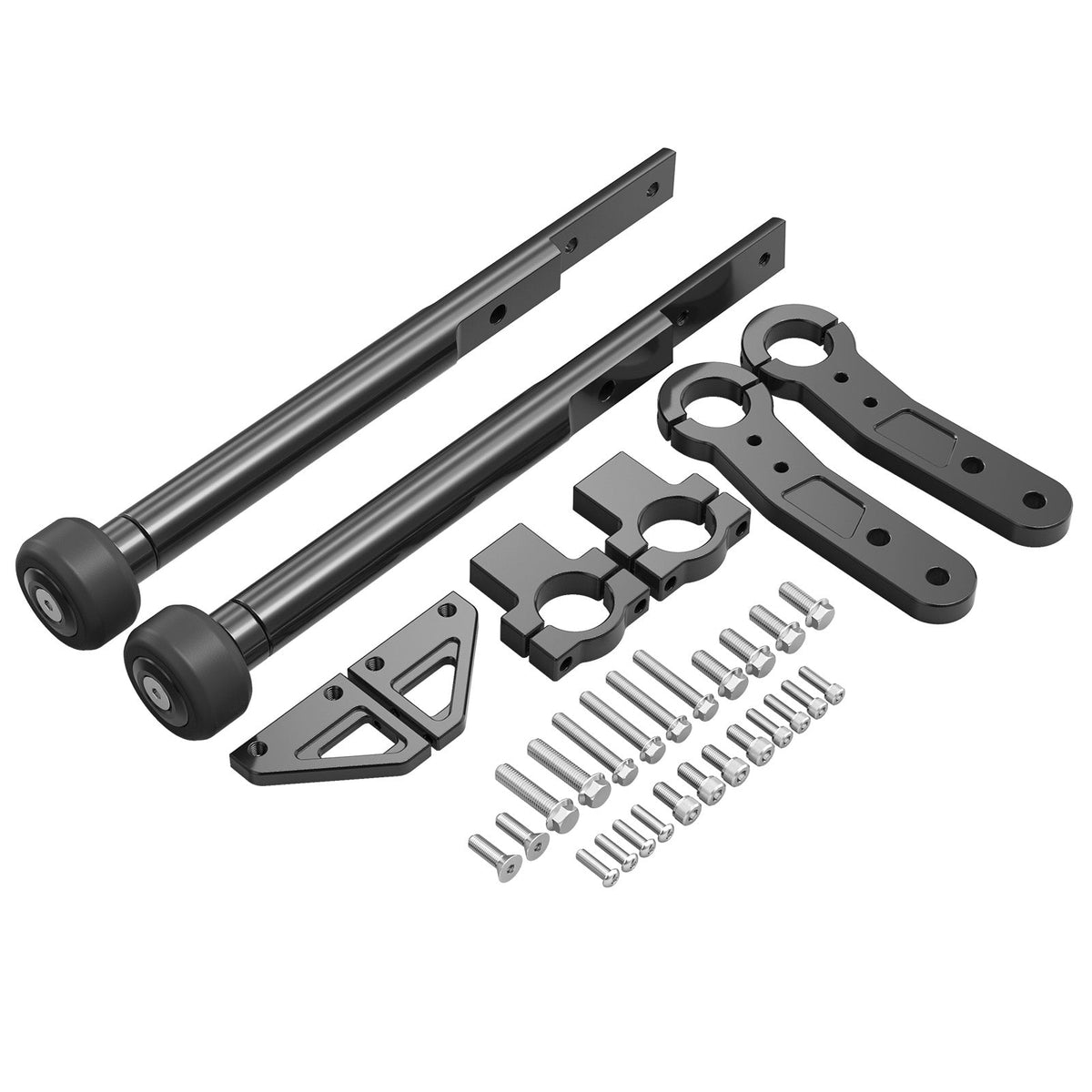 Front Crash Bar Engine Guard For Harley Dyna Low Rider Street Fat Bob Super Wide Glide