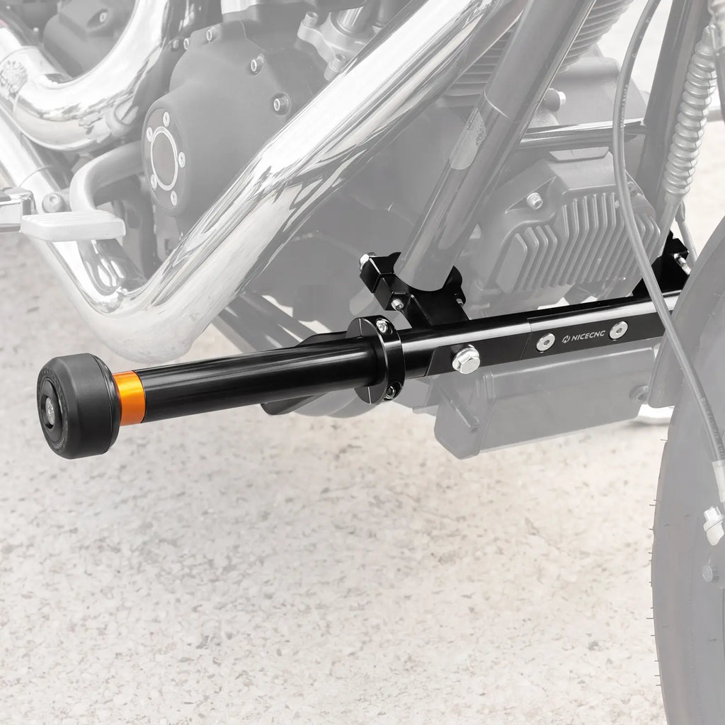 Front Crash Bar Engine Guard For Harley Dyna Low Rider Street Fat Bob Super Wide Glide