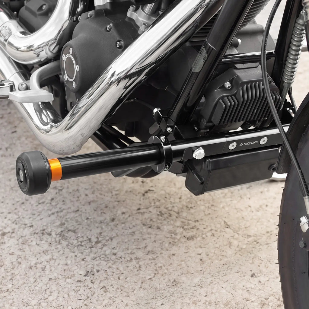 Front Crash Bar Engine Guard For Harley Dyna Low Rider Street Fat Bob Super Wide Glide