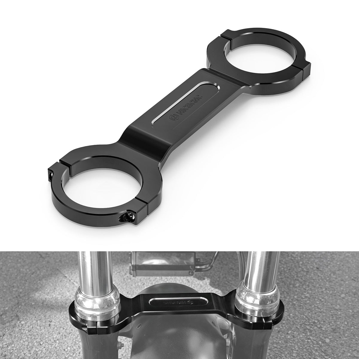 Fork Brace Stabilizer Leg Brace For Harley Dyna Fat Bob Super Glide