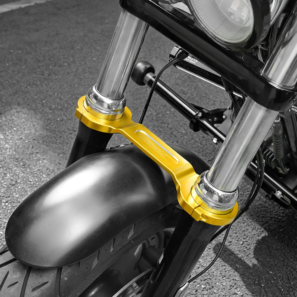 Fork Brace Stabilizer Leg Brace For Harley Dyna Fat Bob Super Glide
