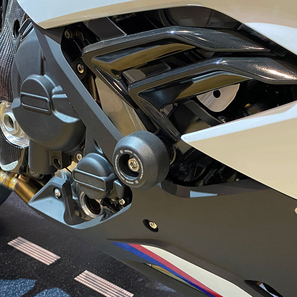 Frame Sliders Guard Crash Pads Protector Black for BMW S1000RR 2019-2022