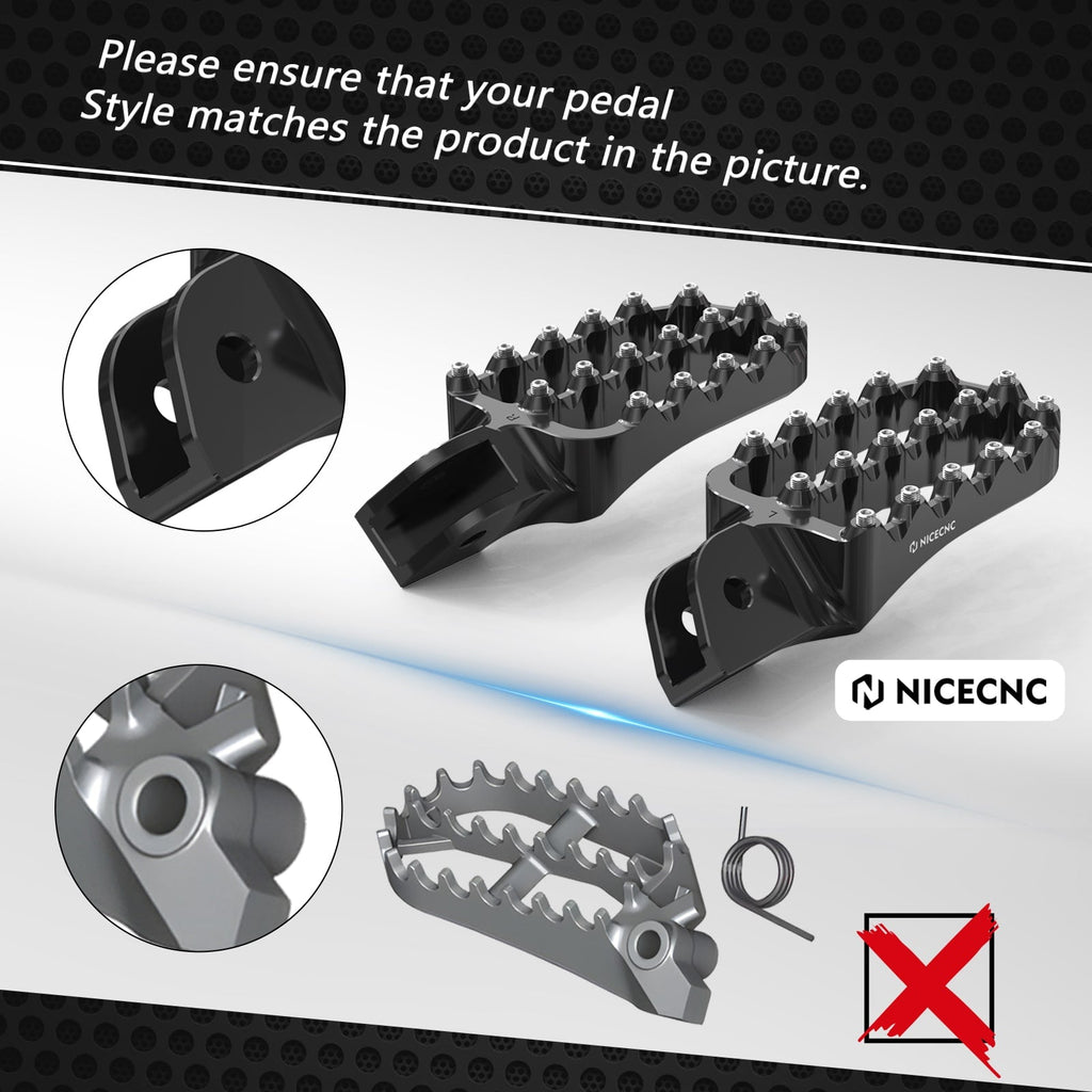 Enlarged Wide Foot Pegs Footrest For BMW R 1200 1250 GS Adventure