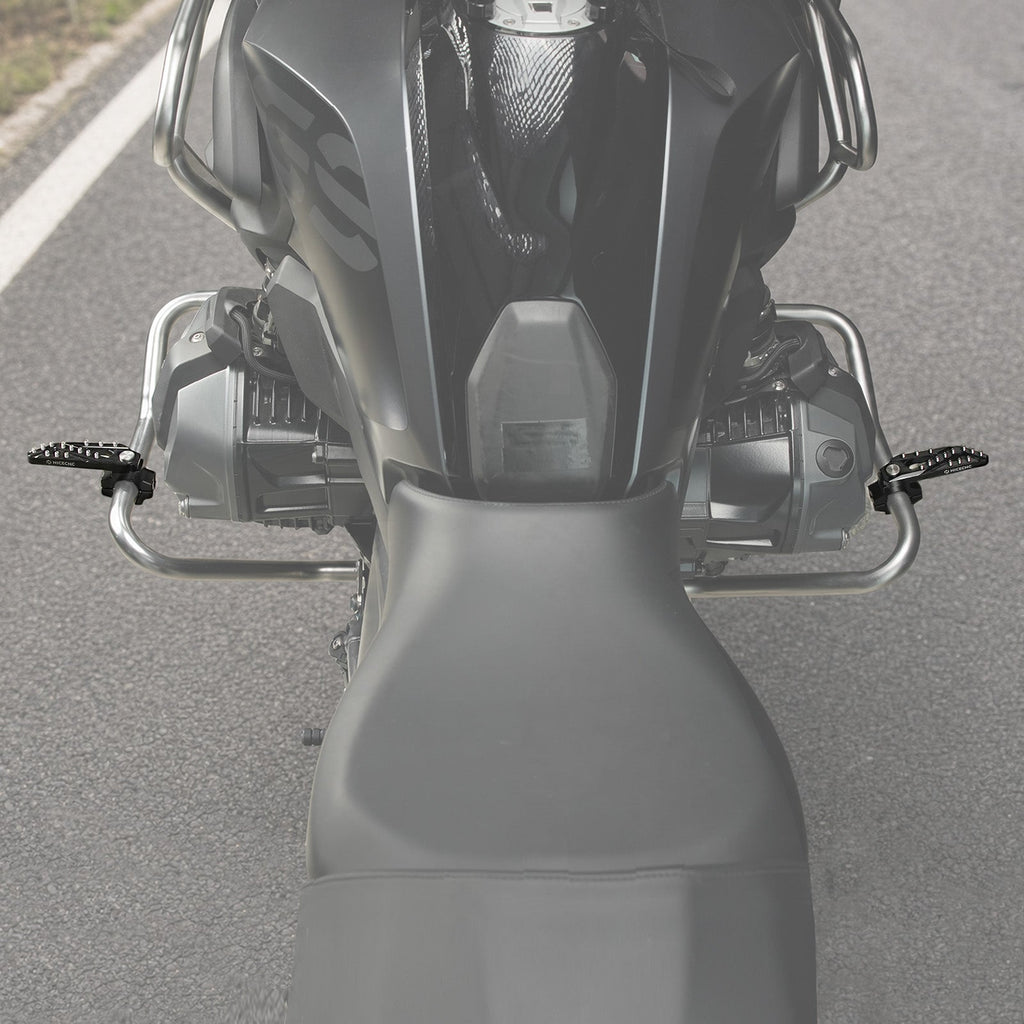 Folding Foot Pegs Footrest Clamps For BMW R 1200 1250 GS ADV