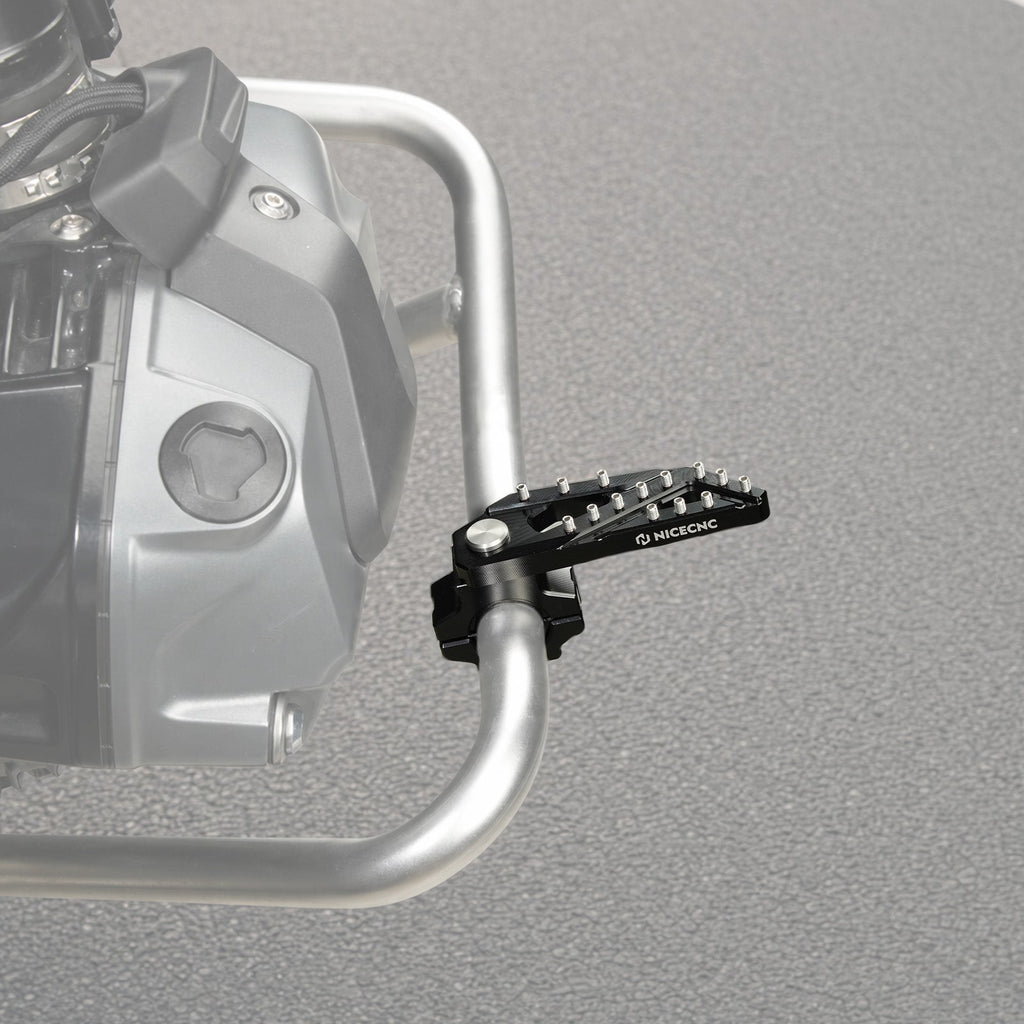 Folding Foot Pegs Footrest Clamps For BMW R 1200 1250 GS ADV