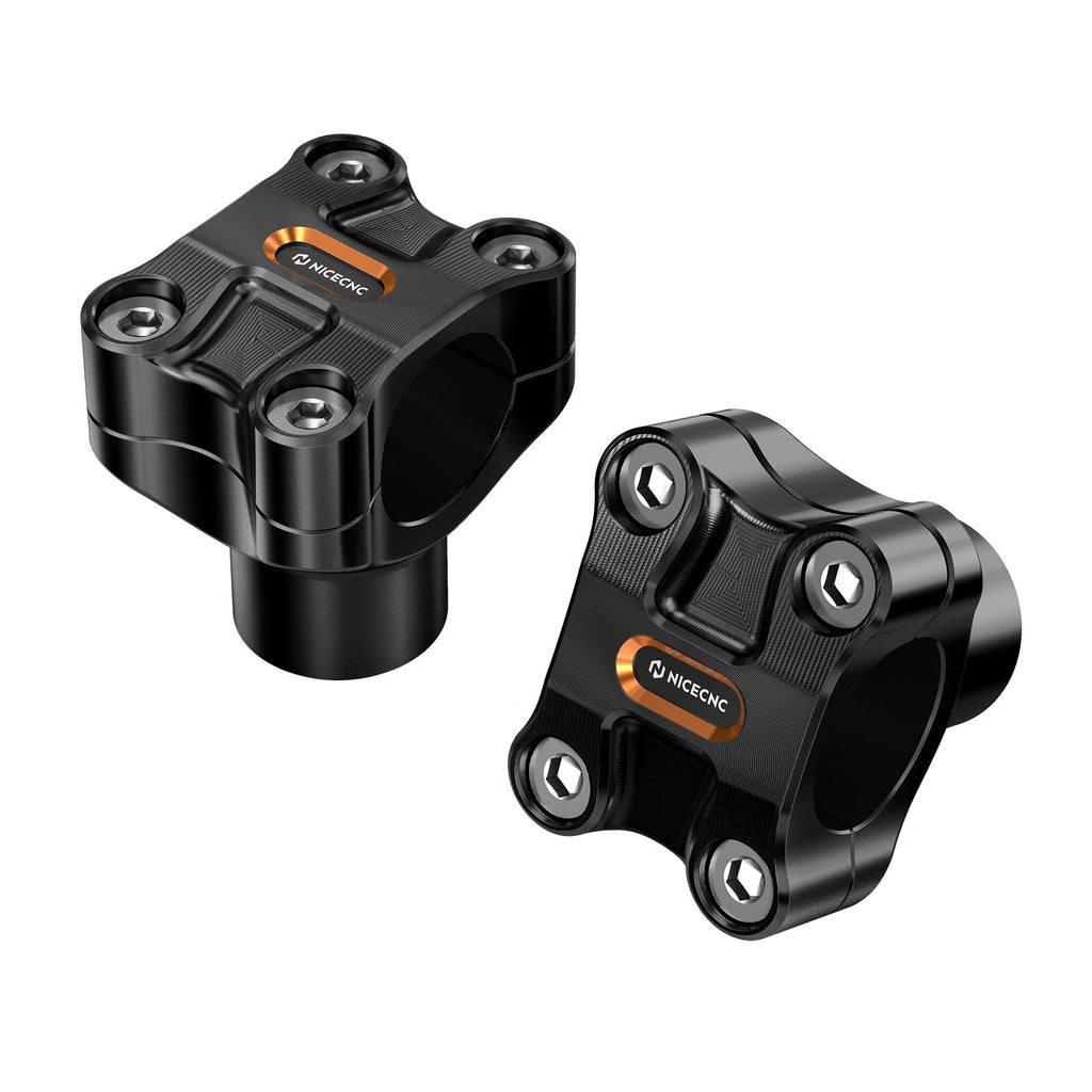 2" Handlebar Risers For Harley Dyna Low Rider Street Bob Super Glide 1.25" Bar